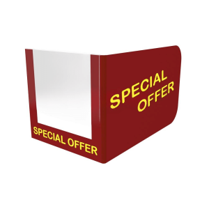 SHELF TALKER “SPECIAL OFFER” RED/YELLOW TEXT 115×60 WINDOW